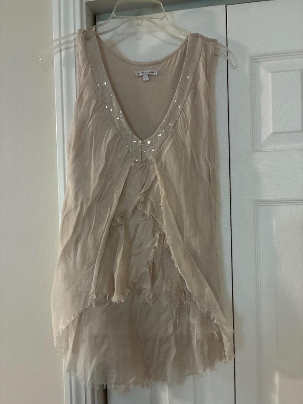 Vneck dressy tank top